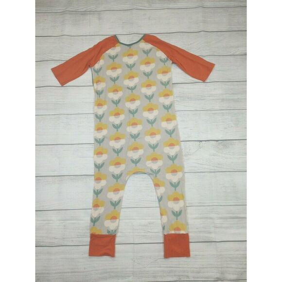 5/6 Rags Floral Romper - Picture 4 of 5